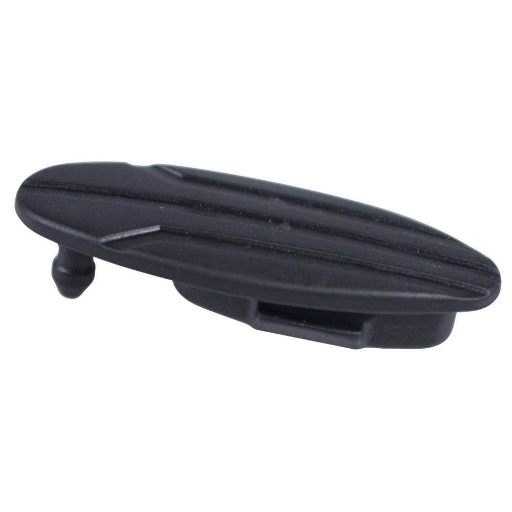 Black Trek Remedy 2013 downtube frame plug for main triangle exit hole, protecting the bike frame from dirt and debris.