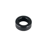 Trek Rocker Link Spacer in black, 5.7mm x 10mm, for full-suspension bike components, showing the spacer's shape and size.