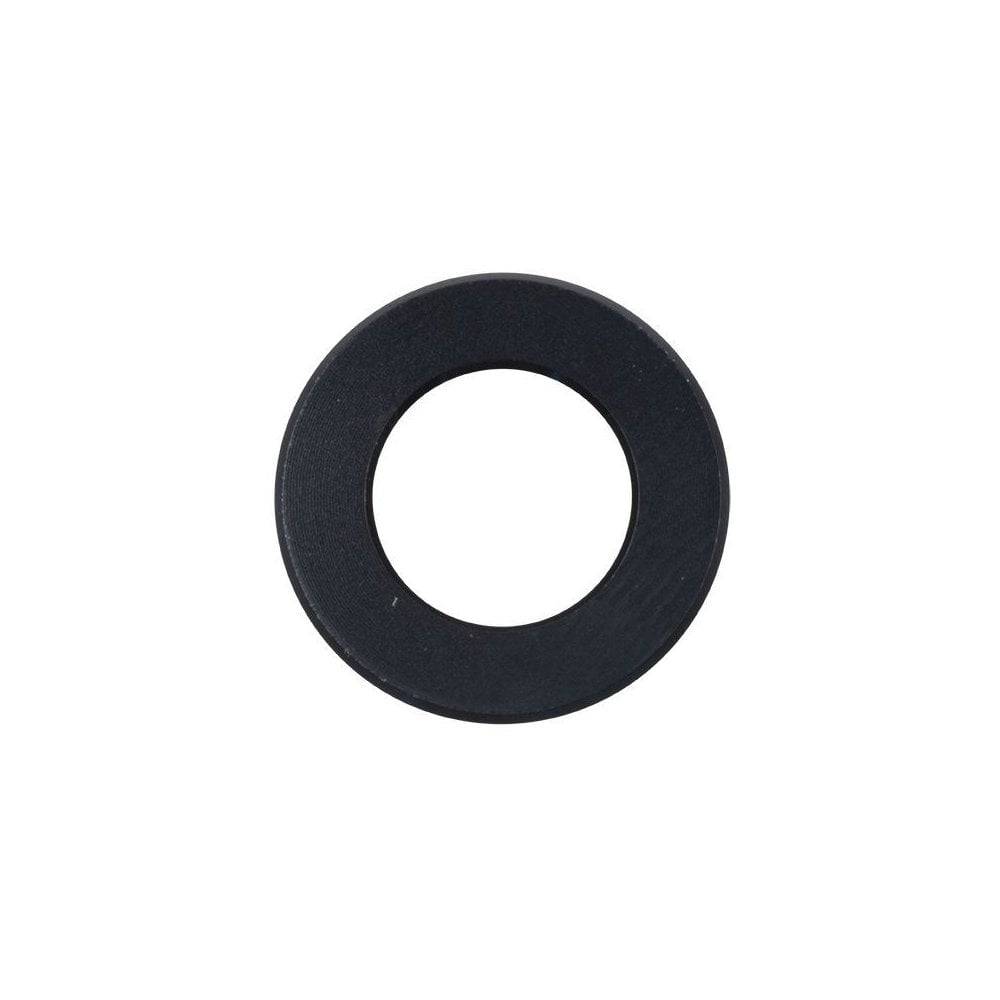 Dark grey Trek Rocker Pivot Washer, 2.8mm x 10mm, for full-suspension bike components, shown in close-up detail.