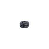 Black Trek seat tube wire routing grommet for Di2 and EPS electronic shifting components, designed for clean cable management.