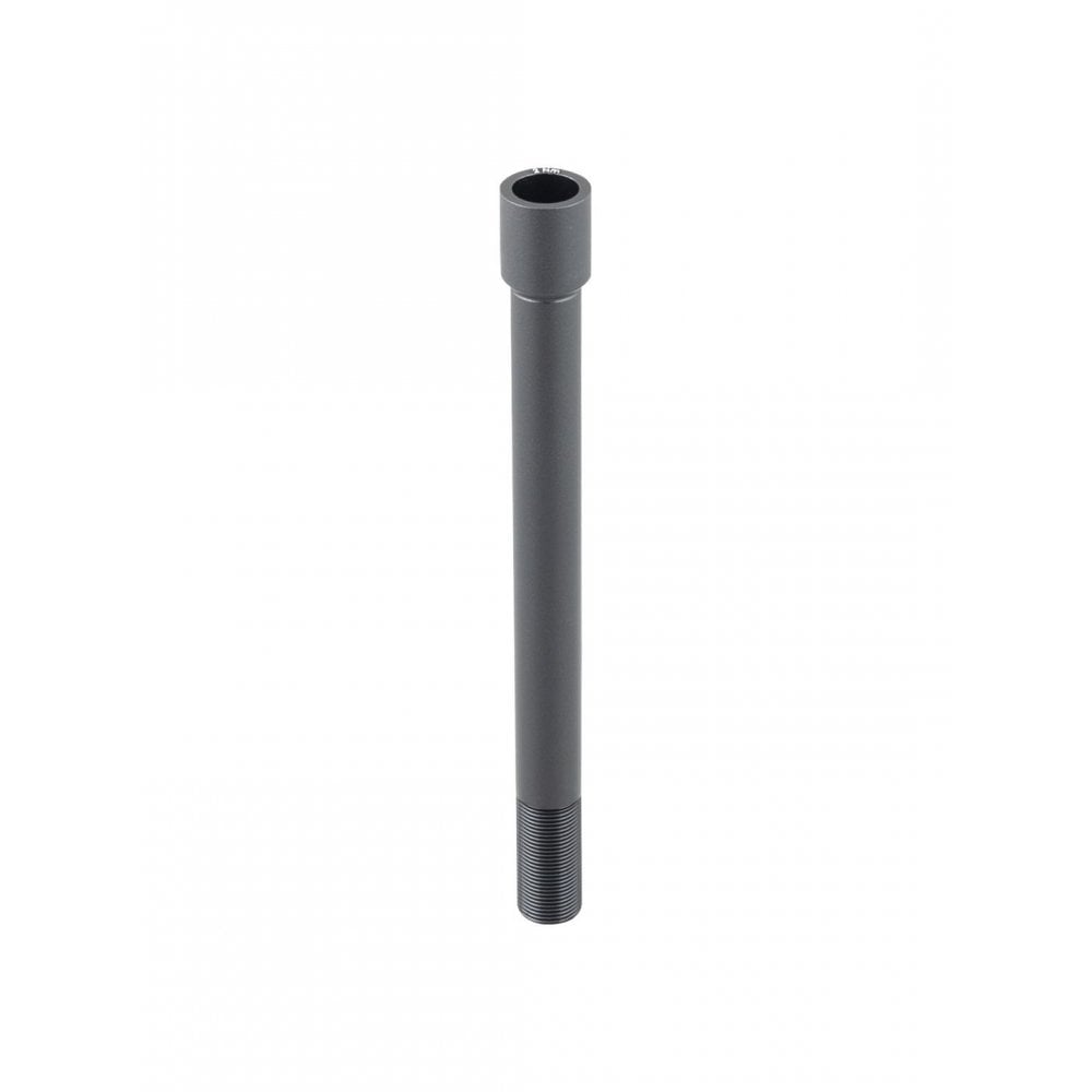 Black Trek Speed Concept X-Large steering axle for 2014 frame, bike component replacing the front axle on one size road bike.