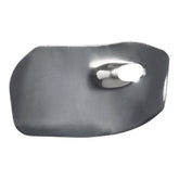 Trek 2016 Top Fuel 29 Carbon chainstay strike guard in silver, providing protection for mountain bike components