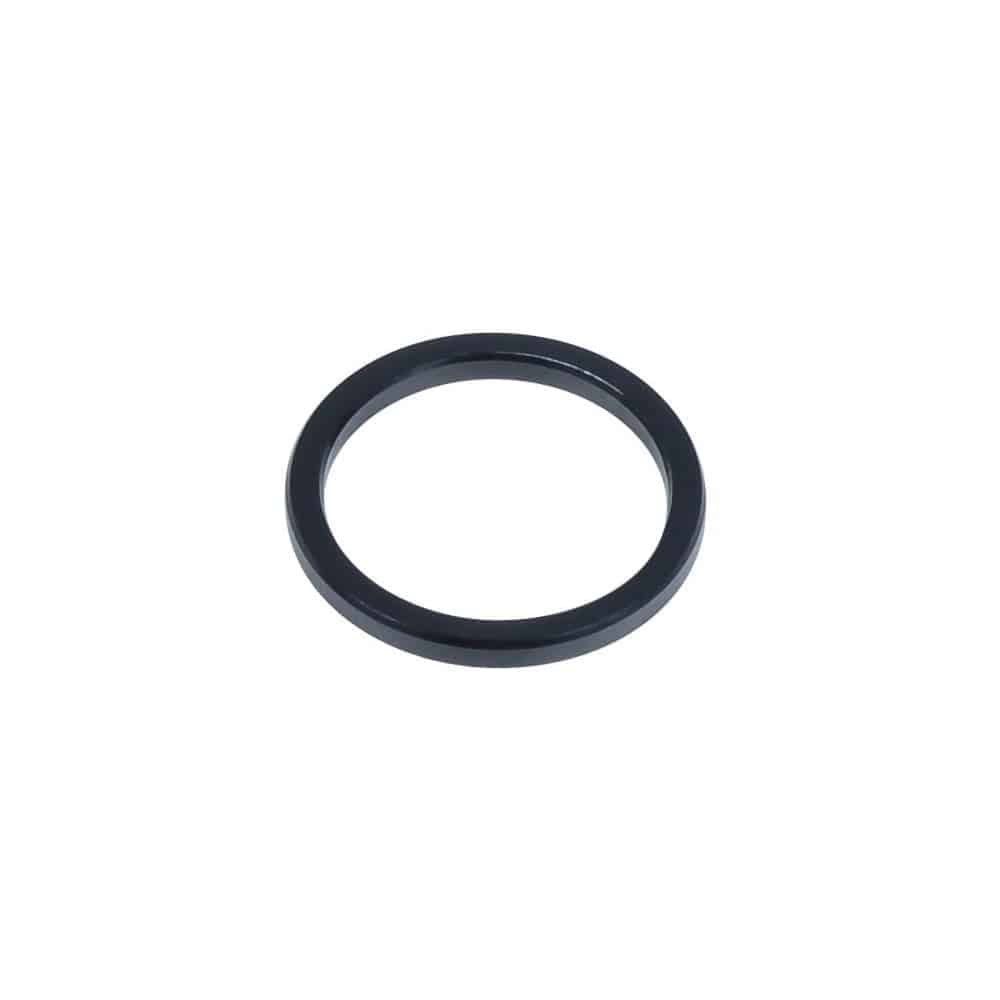 Black Trek Top Fuel Rocker Link Pivot Spacer for suspension frame, showing the durable, precision-machined component.