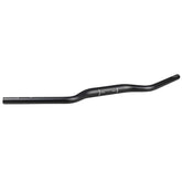 Bontrager Crivitz commuter handlebar, 690mm wide, black, with 25-degree backsweep, designed for MTB bikes.
