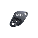 Trek MTB low direct mount front derailleur plate hanger, component for precise shifting on mountain bikes.