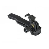 Bontrager Blendr helmet mount for Blaze WaveCel bike helmet with light and camera attachment, shown attached to helmet.