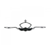Black Bontrager bike helmet buckle set, genuine replacement part for all Bontrager helmets, shown on a plain background.