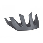 Black Bontrager Tyro youth bike helmet replacement visor with sun shield, designed for comfortable fit and sun protection.