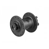 Bontrager Rapid Drive front hub, non-boost 100mm OLD, 28-hole, 6-bolt black bicycle wheel component.