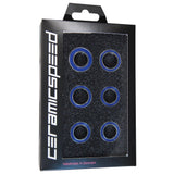 Trek Aeolus Ceramicspeed coated hub kit for Bontrager rim-brake wheels, showing polished hub components and branding.