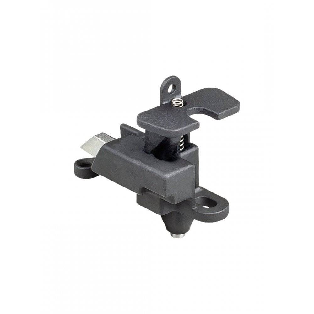 Trek Range Boost Lock black accessory for Trek bikes, secure battery locking mechanism shown on a bike.