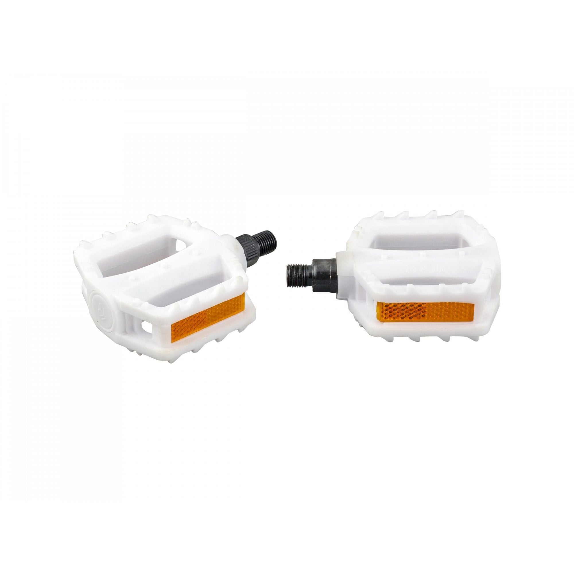 Trek Kids Dialed pedal set in white with 1/2 inch (13 mm) size, durable bike pedals designed for children's bicycles.