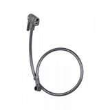 Bontrager TLR Flash Can pump head with hose for tubeless tire inflation, includes spare mount and accessories.