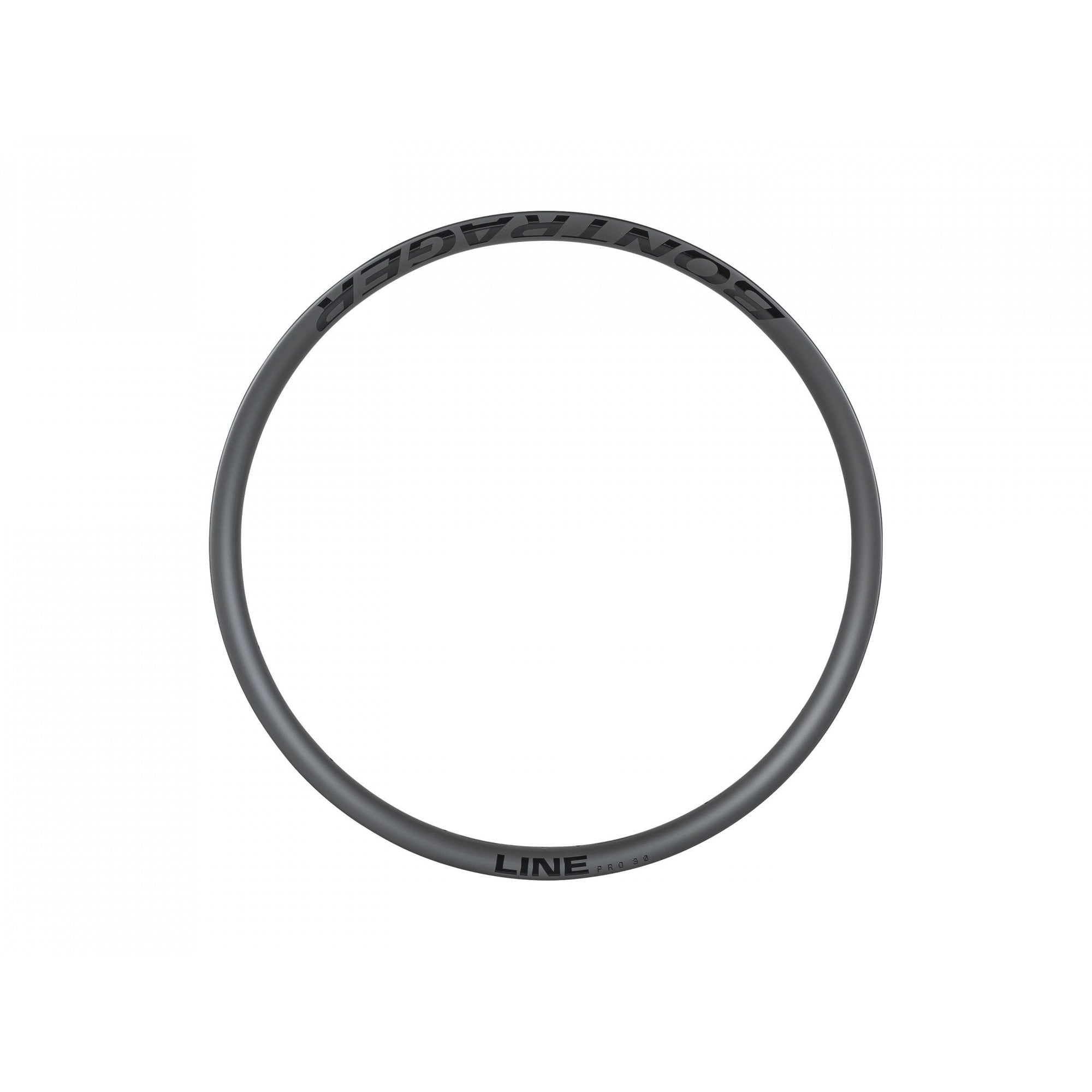Bontrager Line Pro 30 TLR 27.5-inch mountain bike rim with tubeless-ready design and 28-hole symmetric construction.