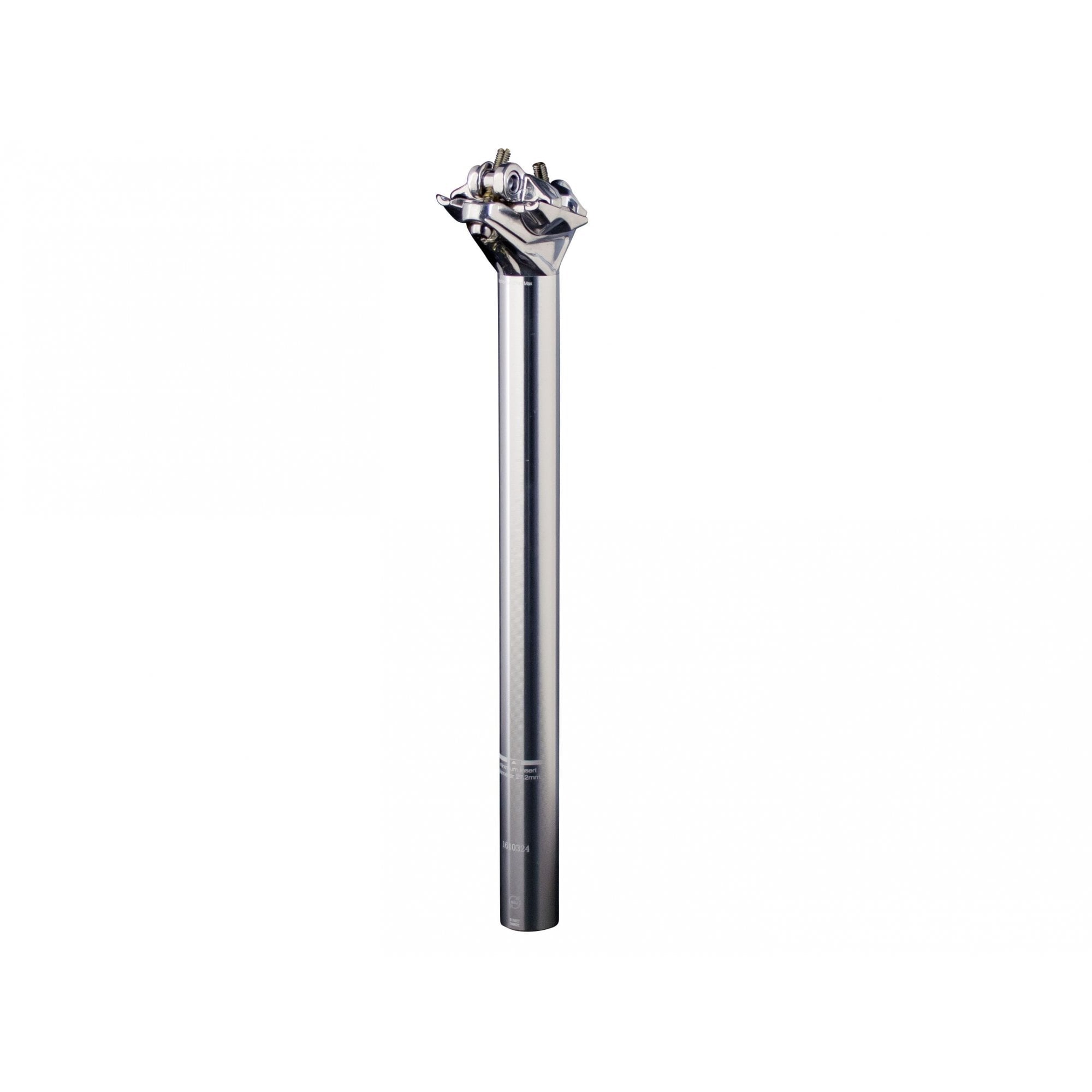 Bontrager SSR Silver bike seatpost, 27.2mm diameter, 330mm length, 12mm offset, durable component for cycling bikes