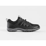 Bontrager SSR Women's multisport MTB bike shoes with SPD cleat compatibility, featuring black and gray design and breathable materials