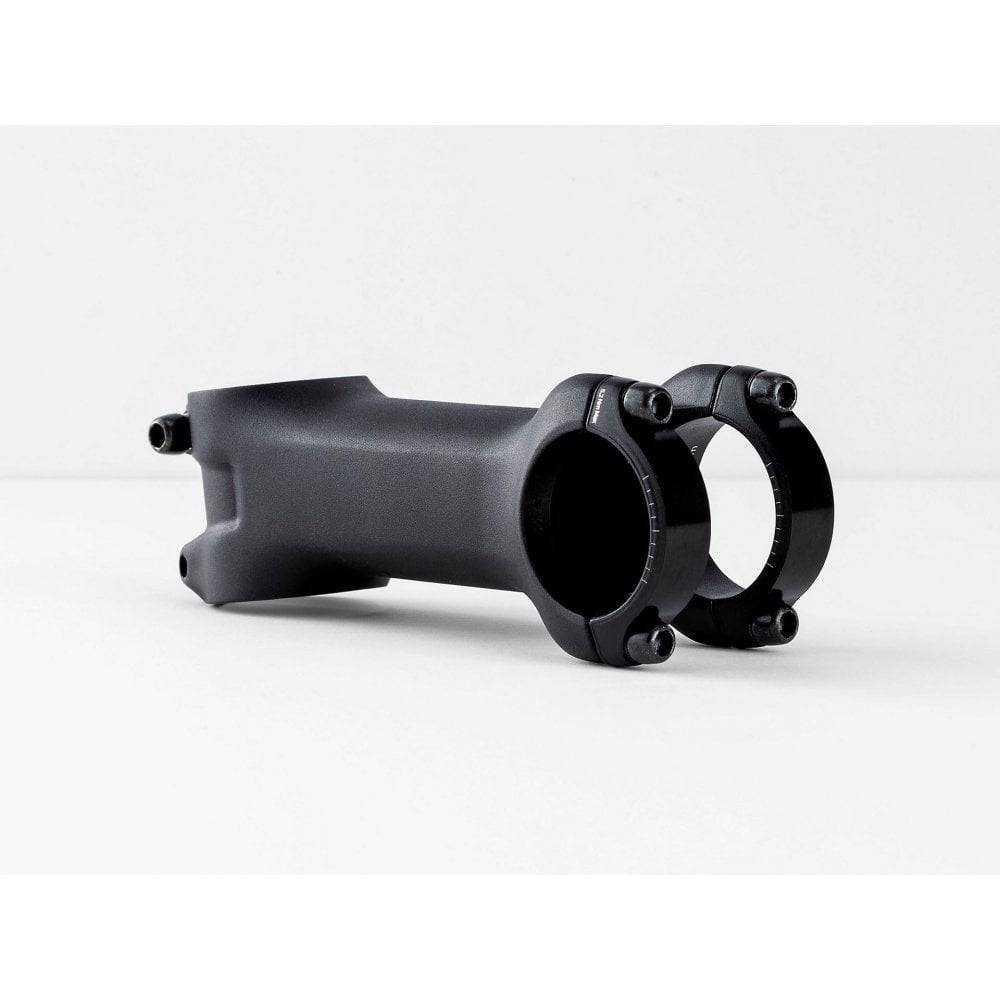 Bontrager Pro Blendr stem in black with 7° angle and 120mm length, featuring Blendr mounts for carbon bike handlebars.