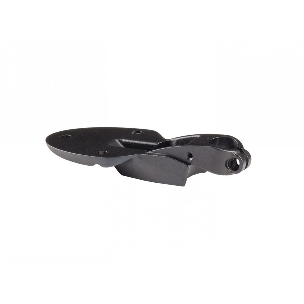Bontrager Speed Concept stem low-far 10° x 110mm black bike stem for road and triathlon bikes, showcasing its sleek design.