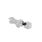 Bontrager Blendr GoPro Mount in black attached to a bike stem for secure camera mounting during rides.
