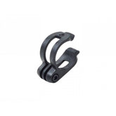 Bontrager Legacy XXX Stem Blendr Mono Base Mount for bike accessories in black, showing the sleek bike component and mounting interface.