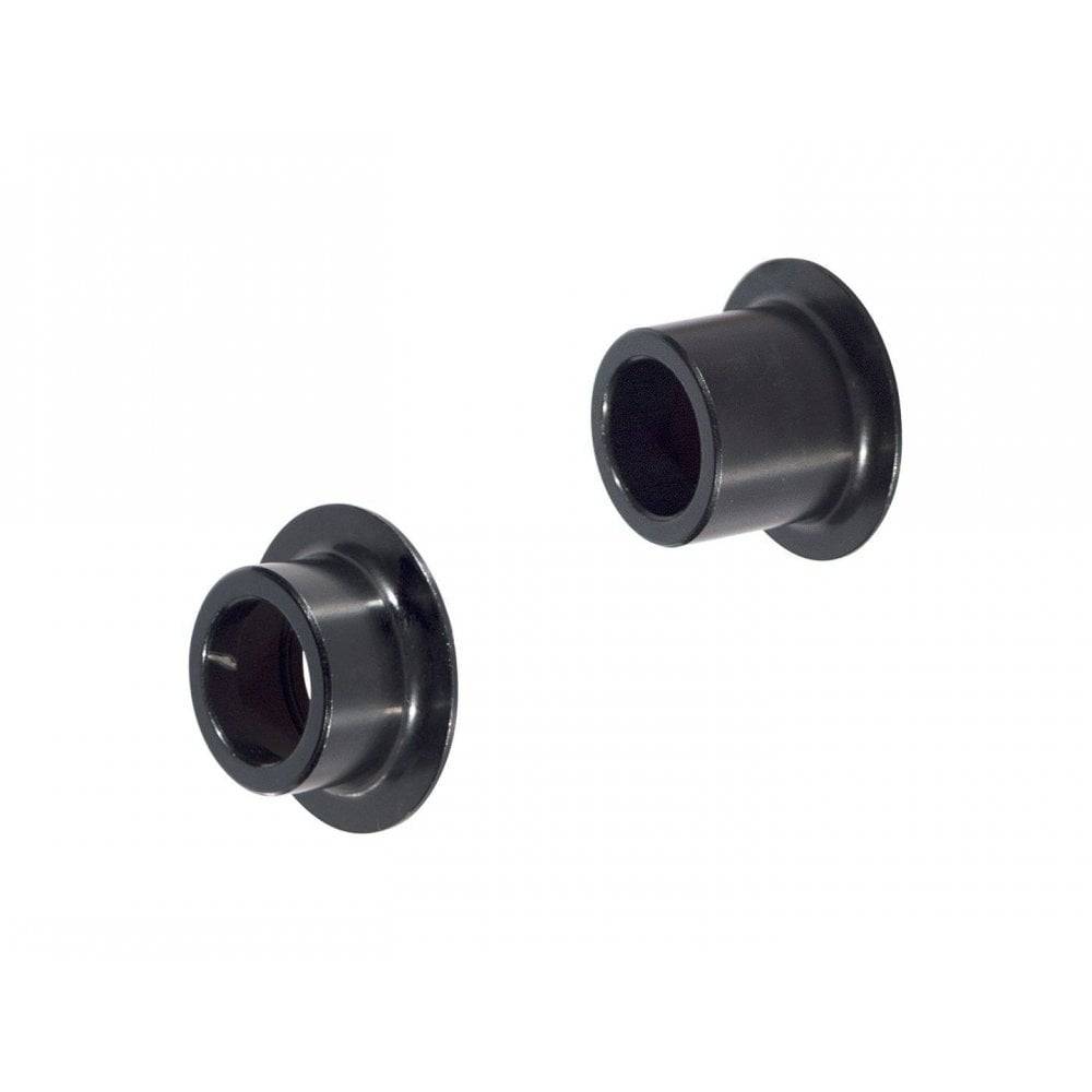 Bontrager Race Lite 15mm axle end cap kit for 100/110mm OLD front and rear bike hubs, component for bike wheel assembly.
