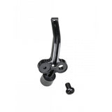 Black Trek Marlin 2019 bottom bracket cable guide for bike cable organization, component part for bike maintenance and repair.