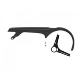 Bontrager Trek-Diamant 2-Piece Bottom Bracket Mount Chainguard in black, designed for bike components and protection