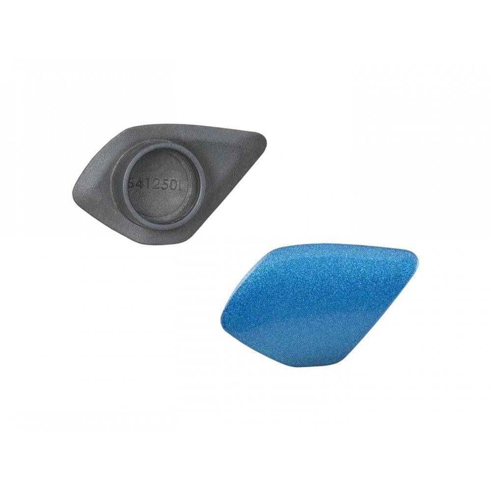 Trek Boone 6 rear IsoSpeed cover in metallic blue for e-bike seat tube, durable bike component for smooth ride.