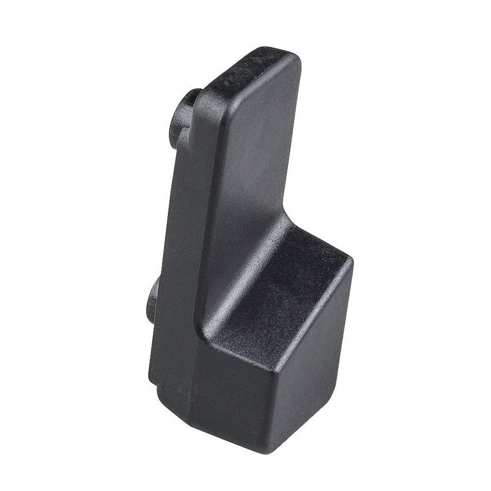 Trek Powerfly 2018 e-MTB driveside chainguide tab in black attached to frame, component for bike drivetrain support.