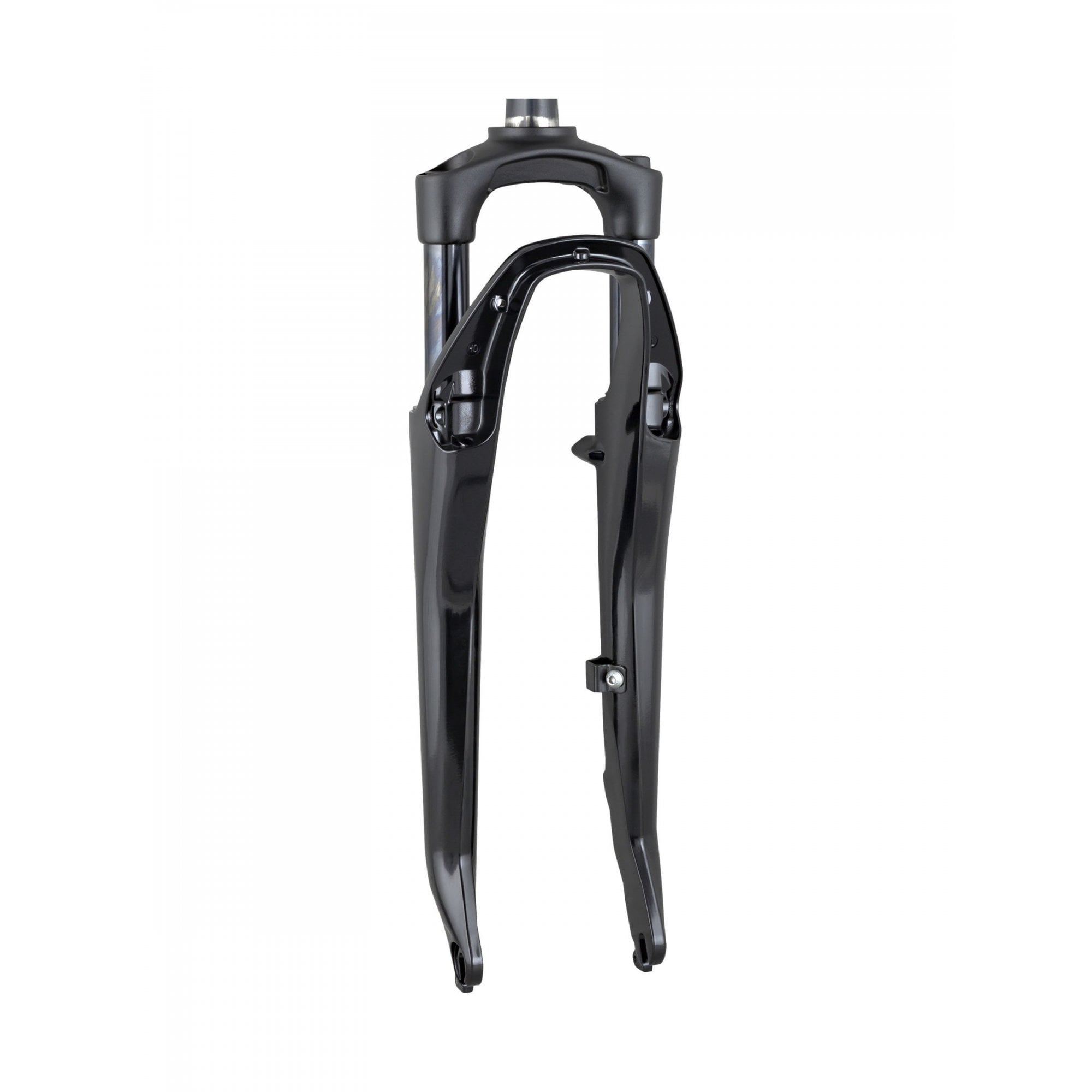 Bontrager L300 700c suspension fork for mountain bikes, black, with 255mm travel and 50mm suspension travel.