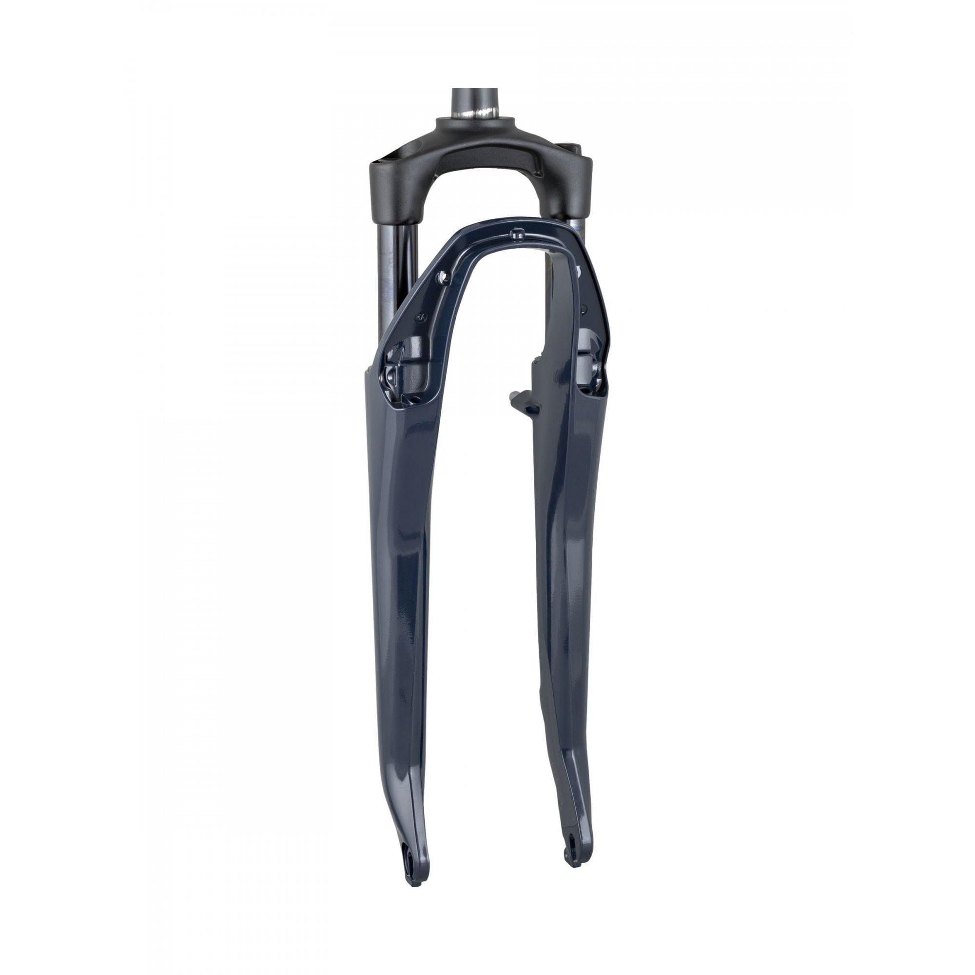 Bontrager Satellite Forklight for e-bike MTB forks, mounted on threaded 2021 mountain bike fork, bright LED light component.