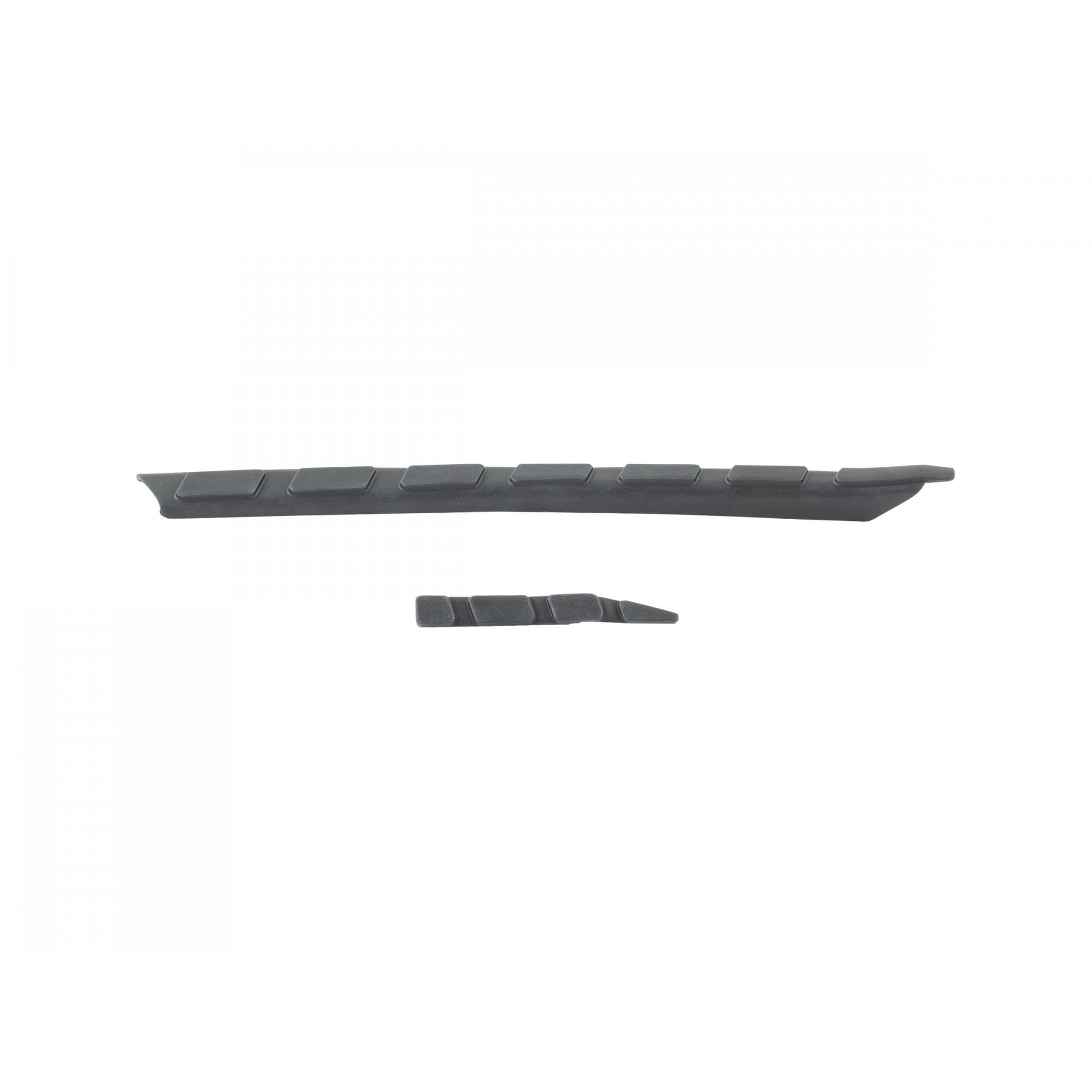 Trek Fuel EX 2021 black aluminum chainstay armor kit for frame protection, shown on bike with close-up view.