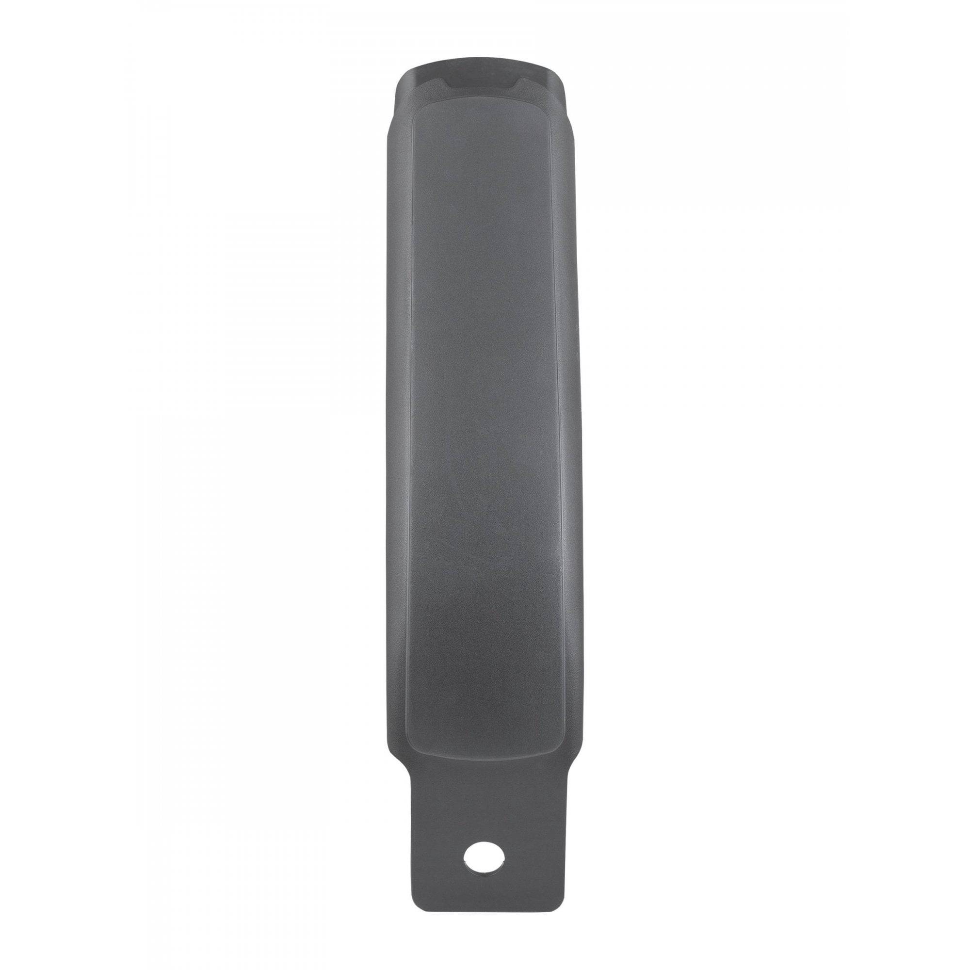 Black Trek 2021 Slash Alloy lower downtube armor protective frame guard on a mountain bike frame