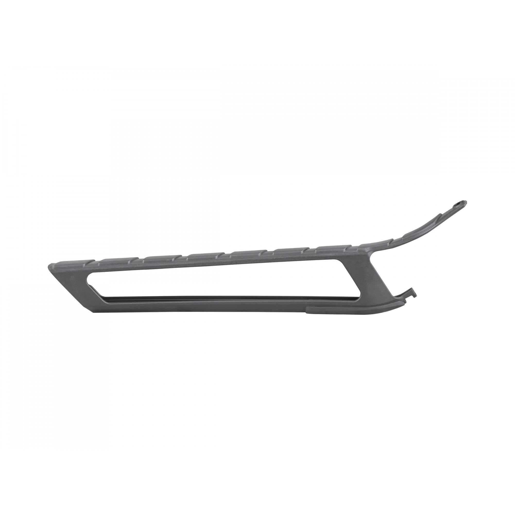 Trek 2021 Slash Carbon Chainstay Armor in black, MTB frame protection accessory attached to bike's chainstay area.