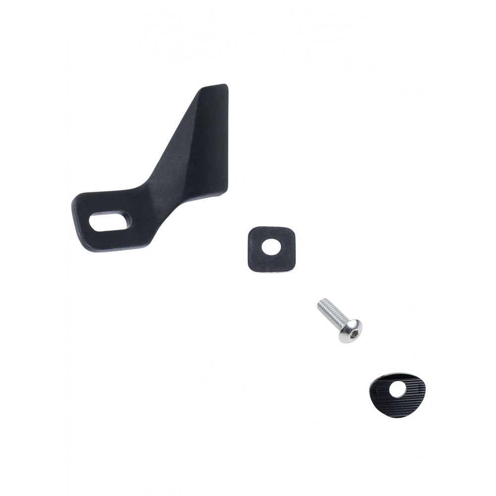 Trek Madone 9 Aero Chainkeeper black bike accessory for Madone 9-Series 3S frame protection, mounted on bicycle frame.