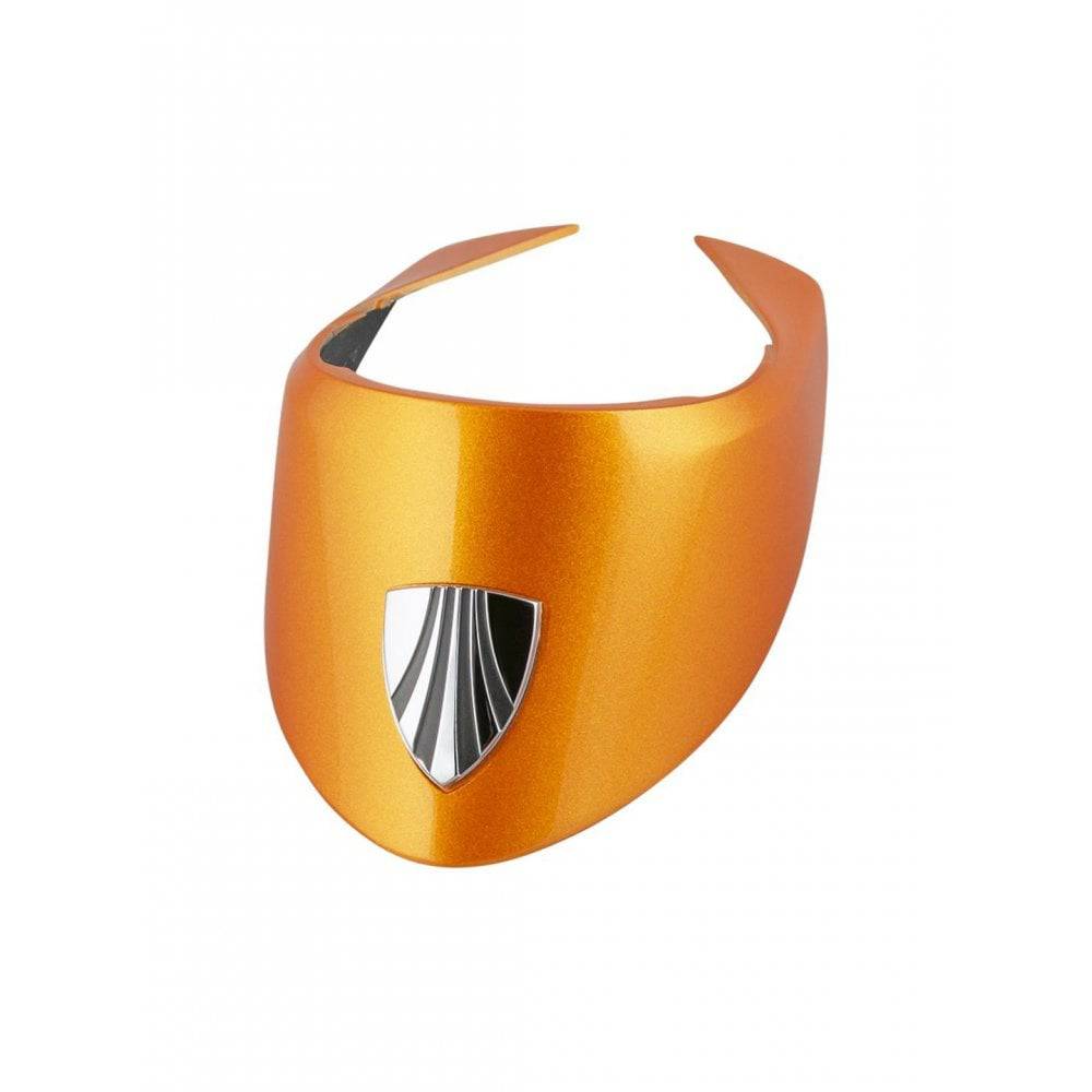 Trek 2021 Domane SL5 Factory Orange headtube brow cover, bike component for protecting and customizing Trek road bikes.