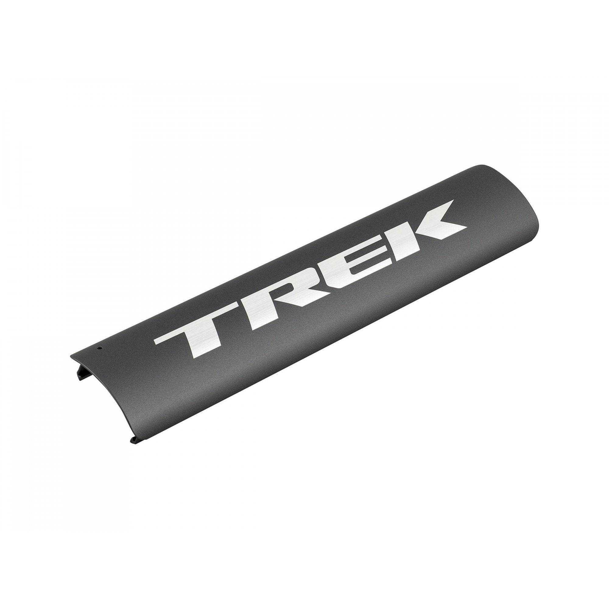 Trek Allant+ 9 battery cover in chrome and Dnister black protective case, designed for e-bike component protection.