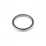 Silver Trek E2 FSA headset lower bearing with 36-degree angle for Trek bikes, showcasing the component's detailed design.