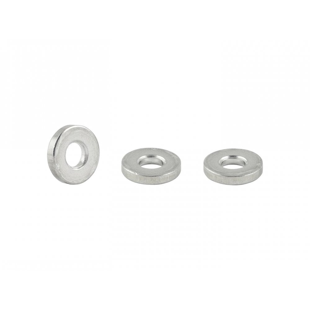 Silver Trek Range Boost Carbon Frame Spacer Kit with socket head fasteners, designed for bike component installation.