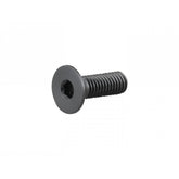 Trek M5x0.8 stainless steel countersunk flat head cap screws, M5 x 10mm, showing the shiny metal finish and flat head design.