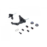 Trek MTB rear horizontal sliding dropout kit with 142x12mm thru axle in black, component for bike frame compatibility.