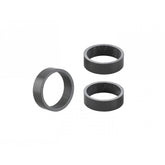 Bontrager Carbon headset spacers, 10mm x 28.6mm, set of 3, for 1-1/8 inch bike steerers, lightweight cycling components