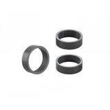 Bontrager Carbon headset spacers, 10mm x 28.6mm, set of 3, for 1-1/8 inch bike steerers, lightweight cycling components