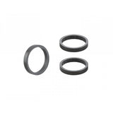 Bontrager carbon headset spacers, 5mm thick, 28.6mm diameter, set of 3, for bike component installation and adjustment