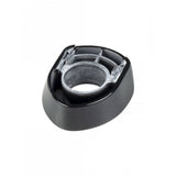 Bontrager Zouma Supreme+ Carbon smoke headset top cap for bike components, black carbon finish, with branding and sleek design.