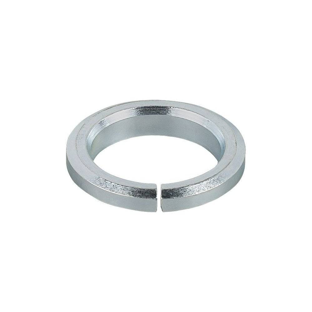 Bontrager integrated cable management crown spacer, 5mm x 28.6mm, for bike components, with cable routing features visible.