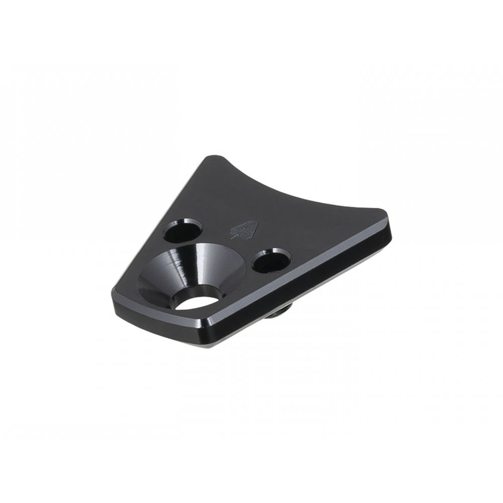Trek Knock Block 72-Degree Headset Frame Chip in black for steering protection on bicycle components.