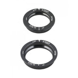 Trek 2018 Session 1-Degree Headset Cups for precise steering control, bicycle components, front fork headset parts.
