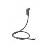 Bontrager TLR Flash Charger 2.0 pump head with hose, bike tire inflator accessory, mounted on a bicycle.