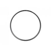 Bontrager Paradigm Comp 24H TLR Disc 700c rim wheel in black, front or rear, suitable for road or mountain bike.